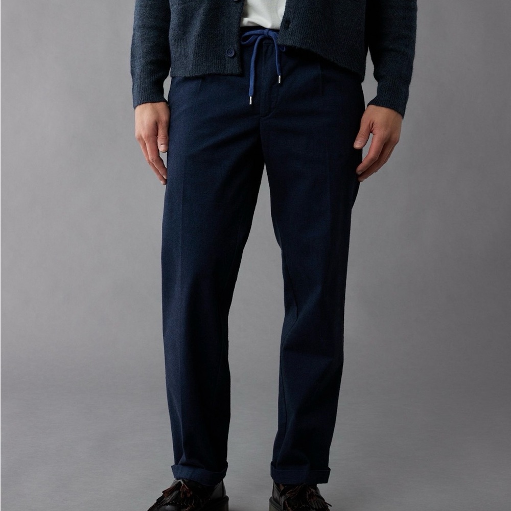 40weft Dark Blue Chinos - Picture 4 of 4